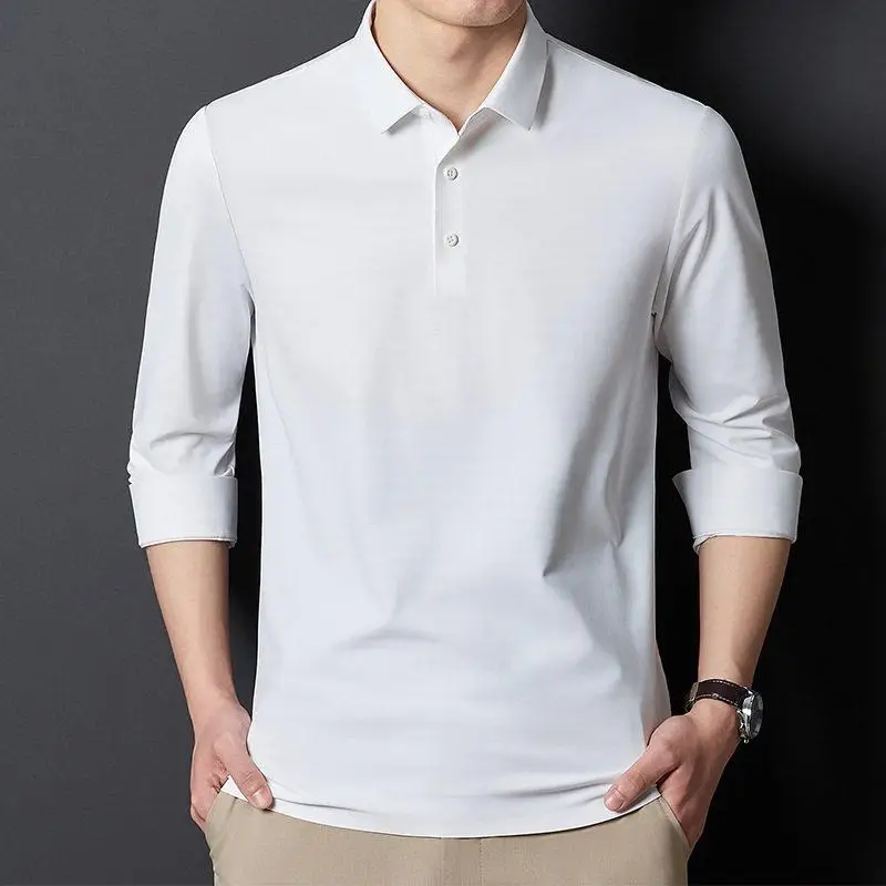 Spring Autumn Ice Silk Shirt Business Casual Seamless Fashion Top Women's Standard Fit Long Sleeve Micro Stretch C...
Spring Autumn Ice Silk Shirt Business Casual Seamless Fashion Top Women's Standard Fit Long Sleeve Micro Stretch C...