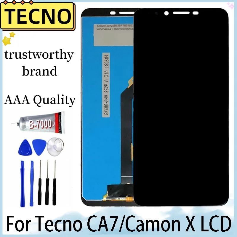 6.0inch Original For Tecno CA7 LCD Display Touch Screen Digitizer Assembly For Tecno Camon X CA7 LCD Display Repair Parts
6.0inch Original For Tecno CA7 LCD Display Touch Screen Digitizer Assembly For Tecno Camon X CA7 LCD Display Repair Parts