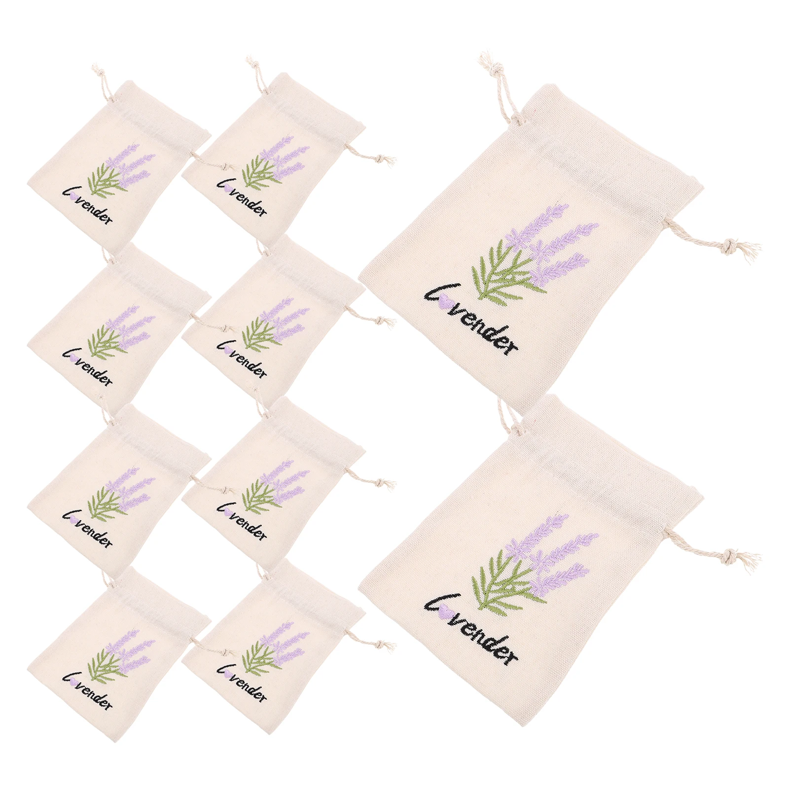 10 Pcs Lavender Drawstring Pocket Embroidered Bags Jewelry Pouches Cheesecloth Canvas
10 Pcs Lavender Drawstring Pocket Embroidered Bags Jewelry Pouches Cheesecloth Canvas