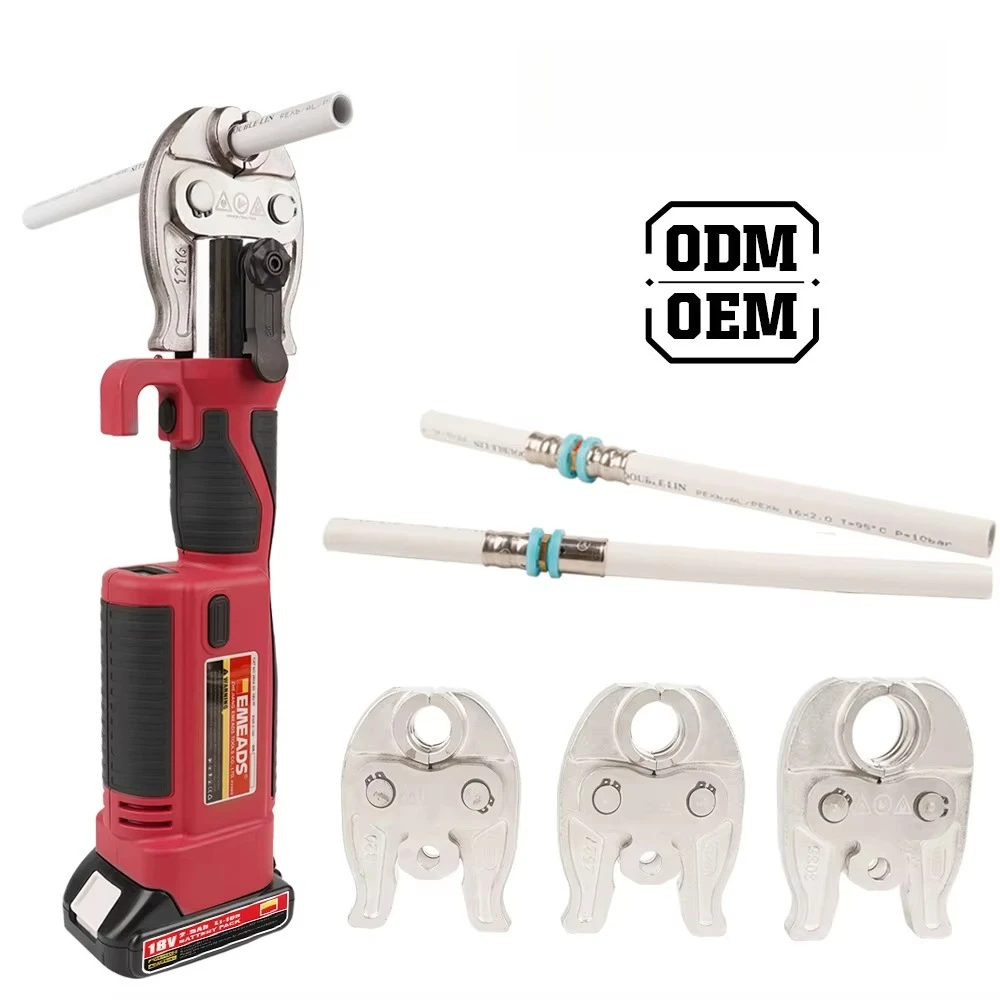 GES-1525 Pz-1930 Plumbing Gas Hvac Pex Pipe Stainless Steel Copper Pipe Crimping Tool Battery Powered Hydraulic Press Tool
GES-1525 Pz-1930 Plumbing Gas Hvac Pex Pipe Stainless Steel Copper Pipe Crimping Tool Battery Powered Hydraulic Press Tool