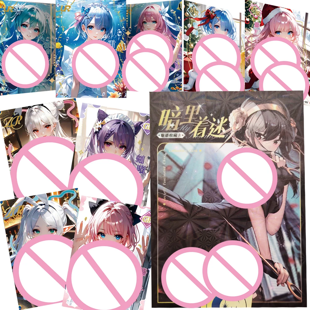 Wholesale Secretly Fascinated Charm Rare Cards Anime Goddess Story Series Rem Ram Pure and Lovely Girl Jigsaw Cards Collect Gift
Wholesale Secretly Fascinated Charm Rare Cards Anime Goddess Story Series Rem Ram Pure and Lovely Girl Jigsaw Cards Collect Gift