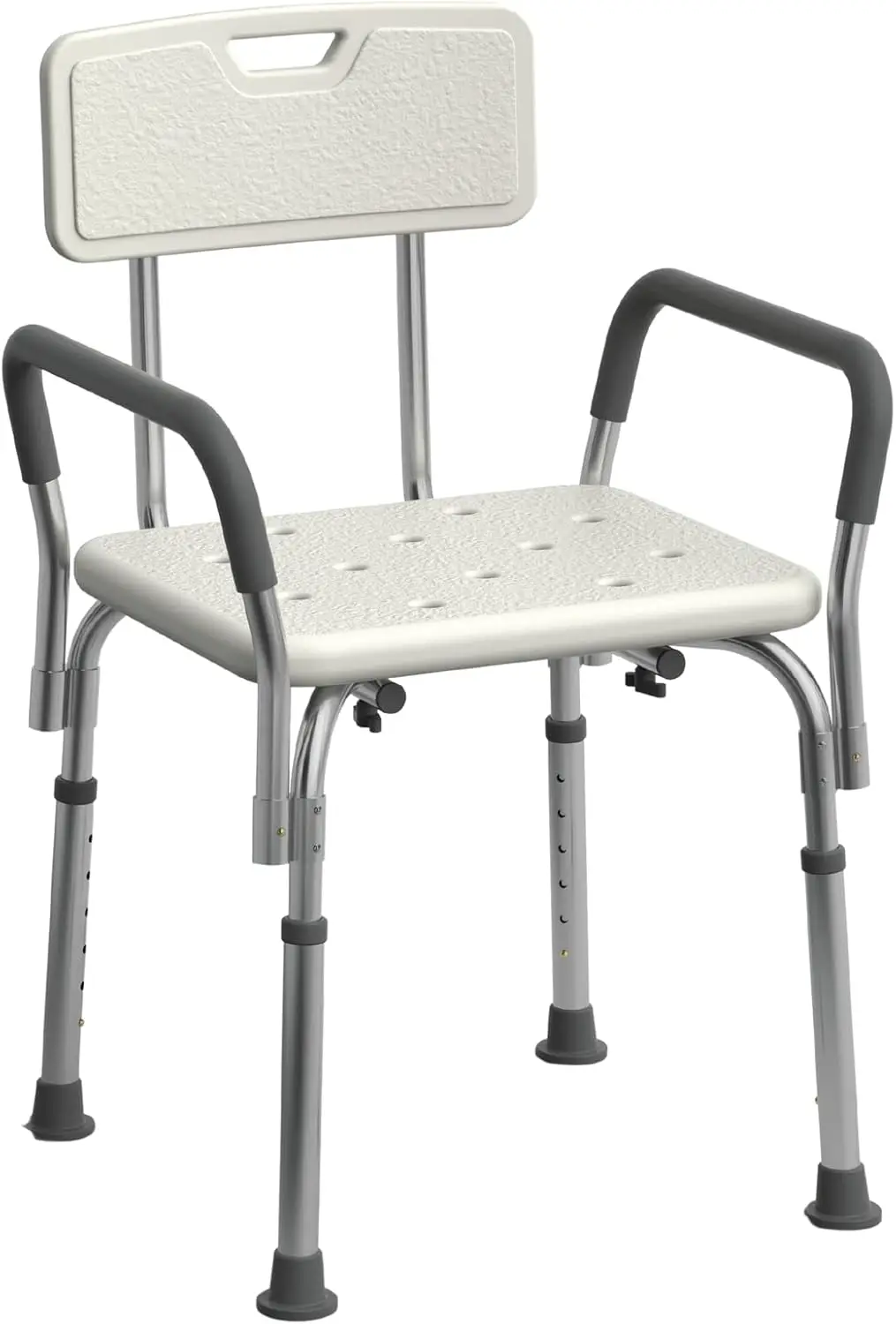 Heavy Duty Adjustable Shower Chair with Padded Arms and Back for Elderly and Disabled, Slip Resistant 350 lb Capacity
Heavy Duty Adjustable Shower Chair with Padded Arms and Back for Elderly and Disabled, Slip Resistant 350 lb Capacity