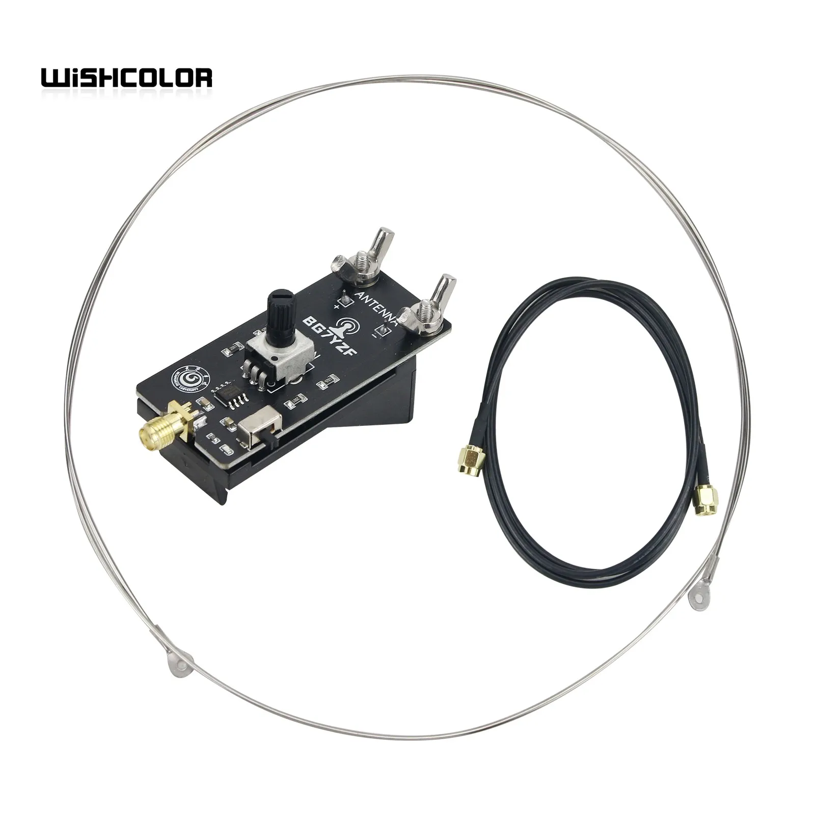 Wishcolor NE592 Active Antenna Small Loop Antenna Shortwave Loop Antenna SDR Antenna for Amateur Radio
Wishcolor NE592 Active Antenna Small Loop Antenna Shortwave Loop Antenna SDR Antenna for Amateur Radio