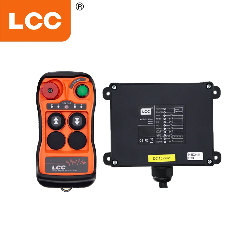 New LCC Manufacturer QA200 2 Buttons Industrial Wireless Remote Control Crane Remote Control
New LCC Manufacturer QA200 2 Buttons Industrial Wireless Remote Control Crane Remote Control