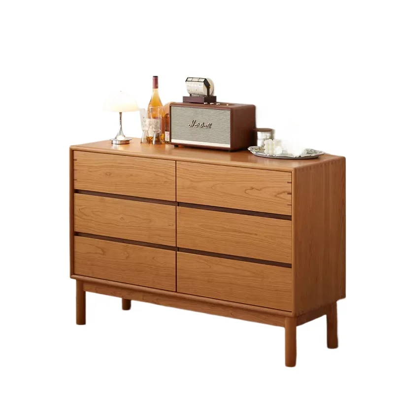 Six-chest cabinet cherry wood solid wood bedroom Nordic vertical cabinet multifunctional drawer high locker
Six-chest cabinet cherry wood solid wood bedroom Nordic vertical cabinet multifunctional drawer high locker