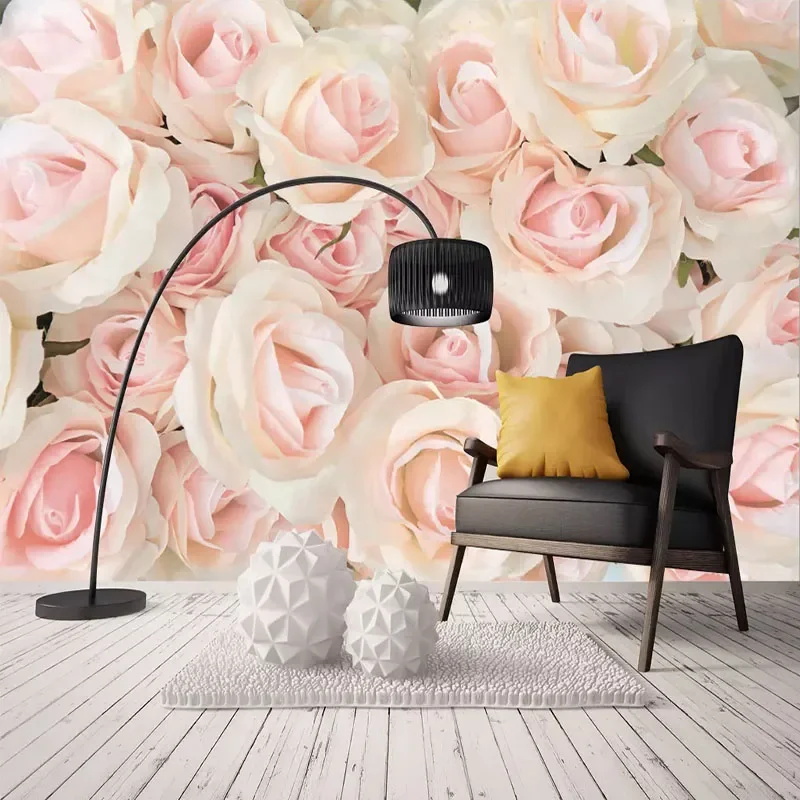Modern Romantic Warm Pink Rose Photo Wallpaper For 3D Living Room Bedroom Wedding Room Wall Decor Wall Covering 3D Large Mural
Modern Romantic Warm Pink Rose Photo Wallpaper For 3D Living Room Bedroom Wedding Room Wall Decor Wall Covering 3D Large Mural