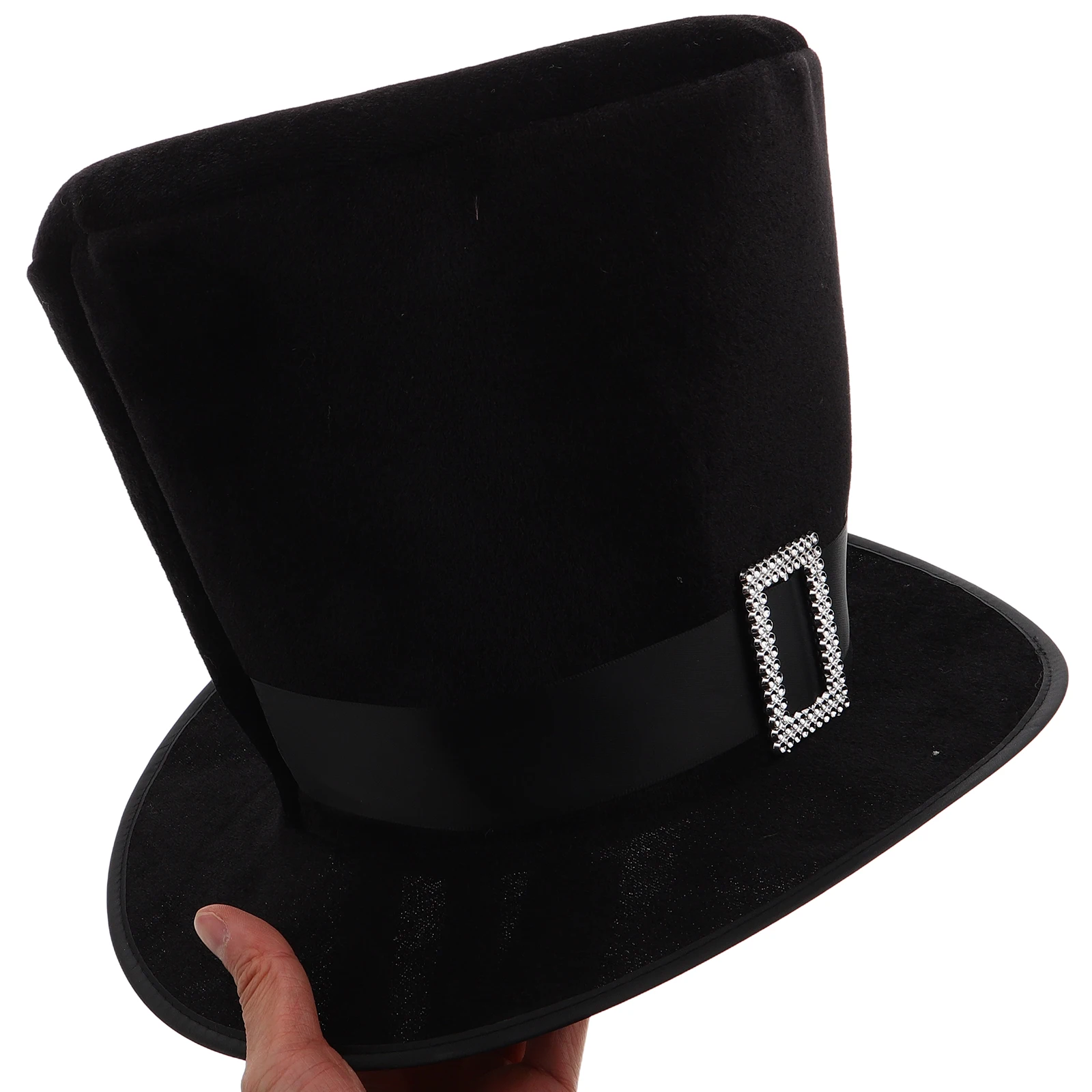 Black Top Hat for Men Costume Stage Performance Large Size Velvet Jazz Party Hat Comfortable Material Exquisite Craftsmanship
Black Top Hat for Men Costume Stage Performance Large Size Velvet Jazz Party Hat Comfortable Material Exquisite Craftsmanship