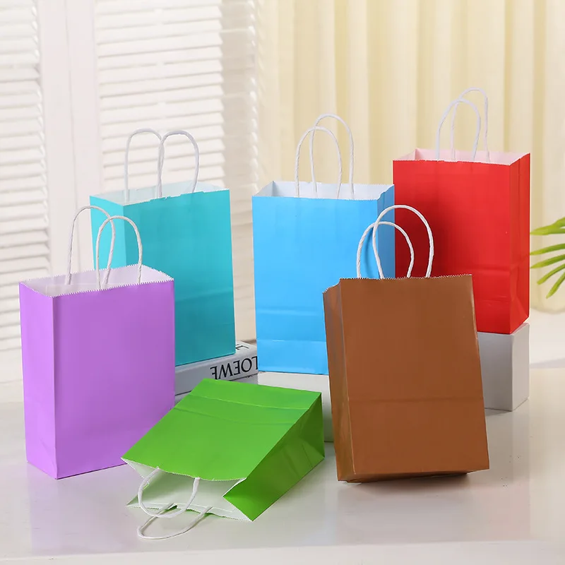 10/30/50pcs Colorful DIY Multifunction Soft Color Paper Bag with Handles Festival Gift Bag Shopping Bags Kraft Paper Packing Bag
10/30/50pcs Colorful DIY Multifunction Soft Color Paper Bag with Handles Festival Gift Bag Shopping Bags Kraft Paper Packing Bag