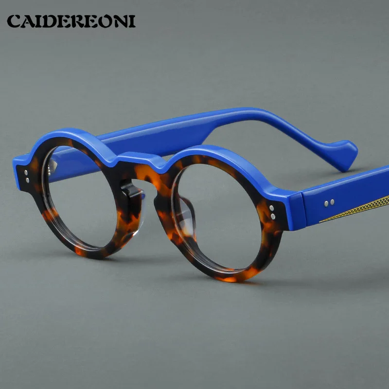 CAIDERONI Men and Women Optician Fashion Color Round Glasses Anti-blue Light Customized Prescription Multi-focus Glasses 23210
CAIDERONI Men and Women Optician Fashion Color Round Glasses Anti-blue Light Customized Prescription Multi-focus Glasses 23210