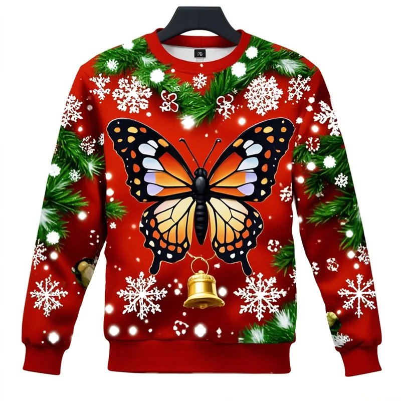 Cute Butterfly Graphic Sweatshirt Kawaii Animal Ugly Christmas Sweater Casual Women Pullovers Female Tracksuit Xmas Y2k Sweaters
Cute Butterfly Graphic Sweatshirt Kawaii Animal Ugly Christmas Sweater Casual Women Pullovers Female Tracksuit Xmas Y2k Sweaters