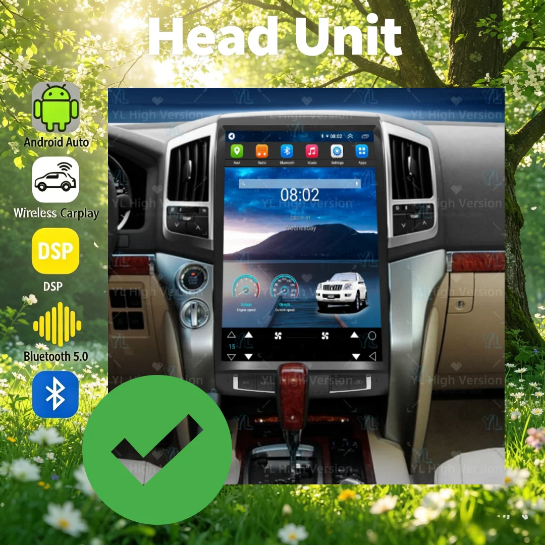 CY Android 14 Car Radio For Toyota Land Cruiser 200 LC200 2008- 2015 GPS 4G Wireless Carplay Stereo BT 5.0 Head Unit Auto radio
CY Android 14 Car Radio For Toyota Land Cruiser 200 LC200 2008- 2015 GPS 4G Wireless Carplay Stereo BT 5.0 Head Unit Auto radio
