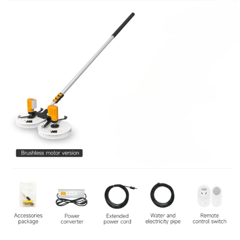 Solar Panel Cleaning Brush Electric Cleaning Machine X4 1pcs 5.5m + 1pcs 7.5m + 4pcs Cleaning brush head
Solar Panel Cleaning Brush Electric Cleaning Machine X4 1pcs 5.5m + 1pcs 7.5m + 4pcs Cleaning brush head