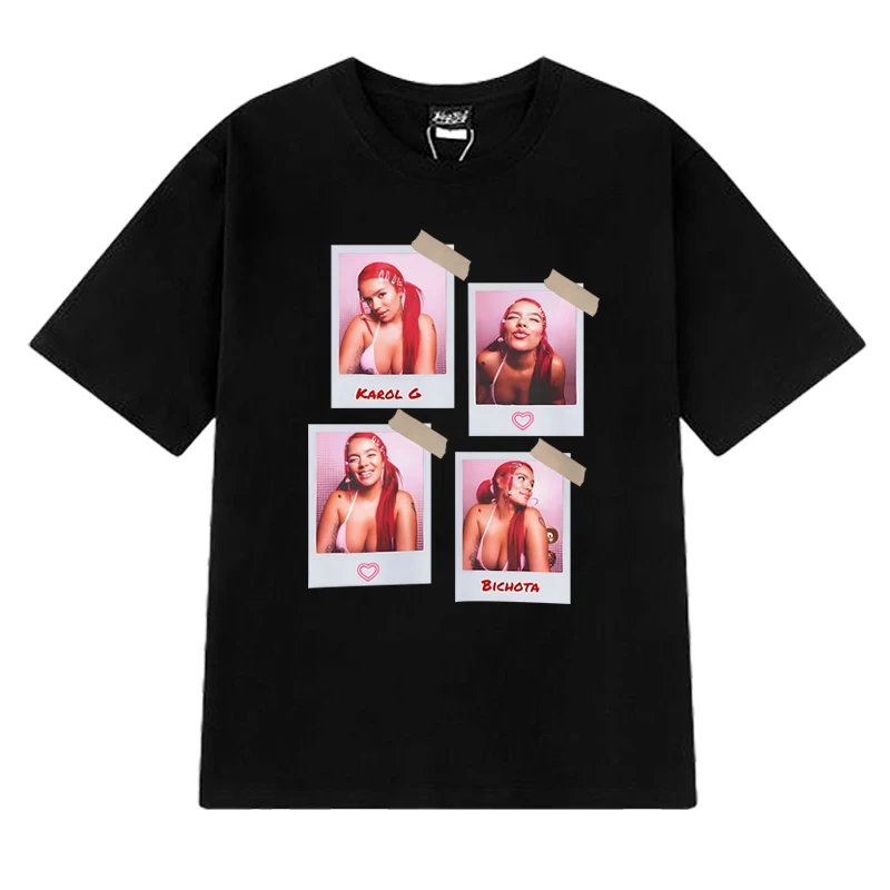 Hot Singer Karol G Aesthetics Graphic short sleeve T-shirts Men Women Fashion Y2k T shirt Unisex Oversized 100% Cotton clothing
Hot Singer Karol G Aesthetics Graphic short sleeve T-shirts Men Women Fashion Y2k T shirt Unisex Oversized 100% Cotton clothing