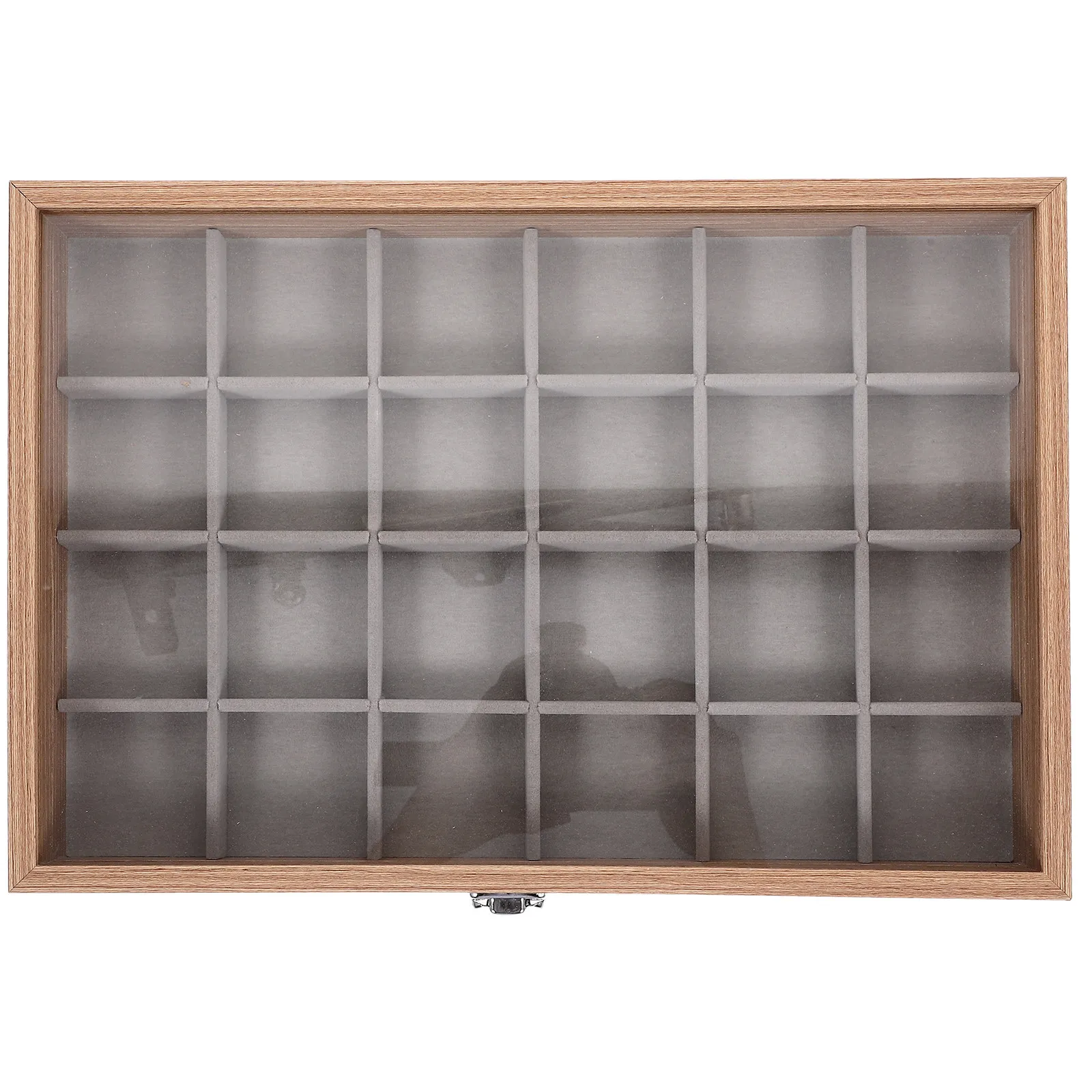 Wooden Jewelry Box Organizer Case Clear Glass Lid Multi Grid Storage Display for Rings Earrings Necklaces Multi Grid Jewelry Box
Wooden Jewelry Box Organizer Case Clear Glass Lid Multi Grid Storage Display for Rings Earrings Necklaces Multi Grid Jewelry Box