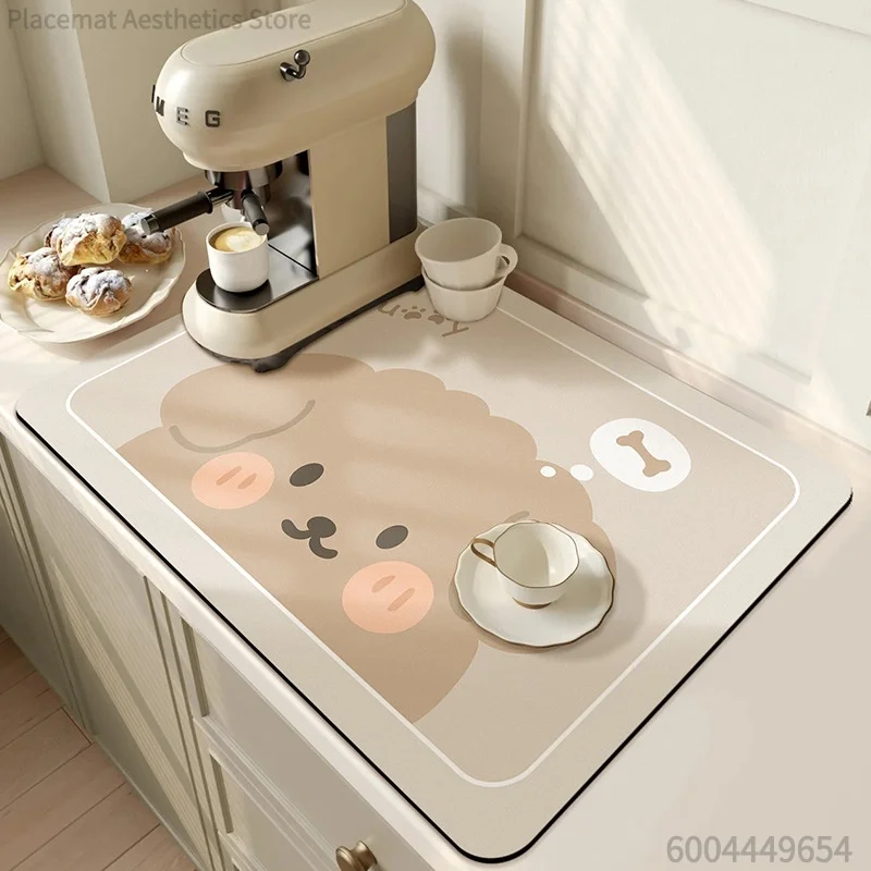 Non-slip Kitchen Absorbent Mat Placemats Table MATS Diatom Mud Waterproof Insulation Insulation Non-slip Placemats Drain Plate
Non-slip Kitchen Absorbent Mat Placemats Table MATS Diatom Mud Waterproof Insulation Insulation Non-slip Placemats Drain Plate