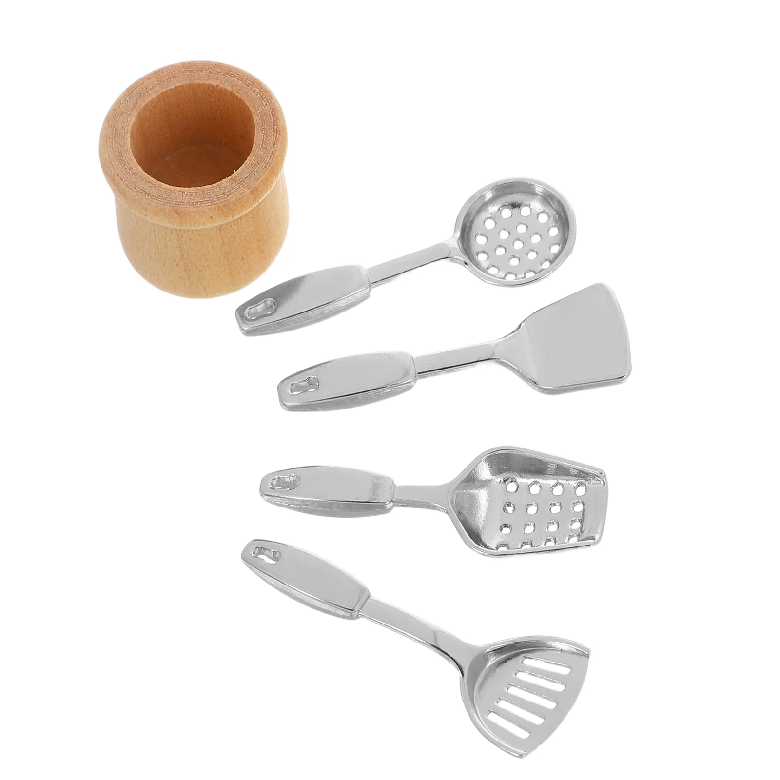 5pcs Mini Kitchen Furniture 1:12 Scale Realistic Dollhouse Set Stainless Steel Cookware Tools for Miniature Scenes Playroom
5pcs Mini Kitchen Furniture 1:12 Scale Realistic Dollhouse Set Stainless Steel Cookware Tools for Miniature Scenes Playroom