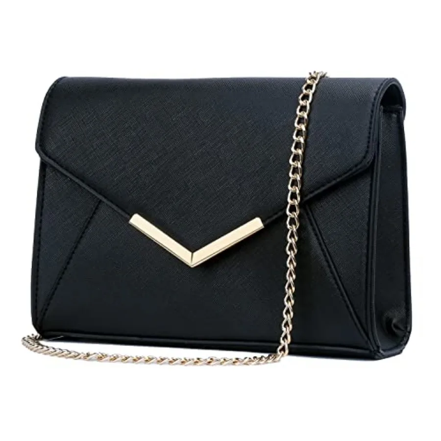 KKXIU Women Elegant Faux Leather Evening Envelope Clutch Purse Foldover Bags for Party Wedding Prom
KKXIU Women Elegant Faux Leather Evening Envelope Clutch Purse Foldover Bags for Party Wedding Prom