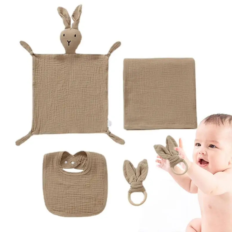 Baby Towels For Newborn 4Pcs/set Newborn Essentials For Baby Shower Security Blanket Baby Bath Towel Baby Bib Baby Chewing Ring
Baby Towels For Newborn 4Pcs/set Newborn Essentials For Baby Shower Security Blanket Baby Bath Towel Baby Bib Baby Chewing Ring
