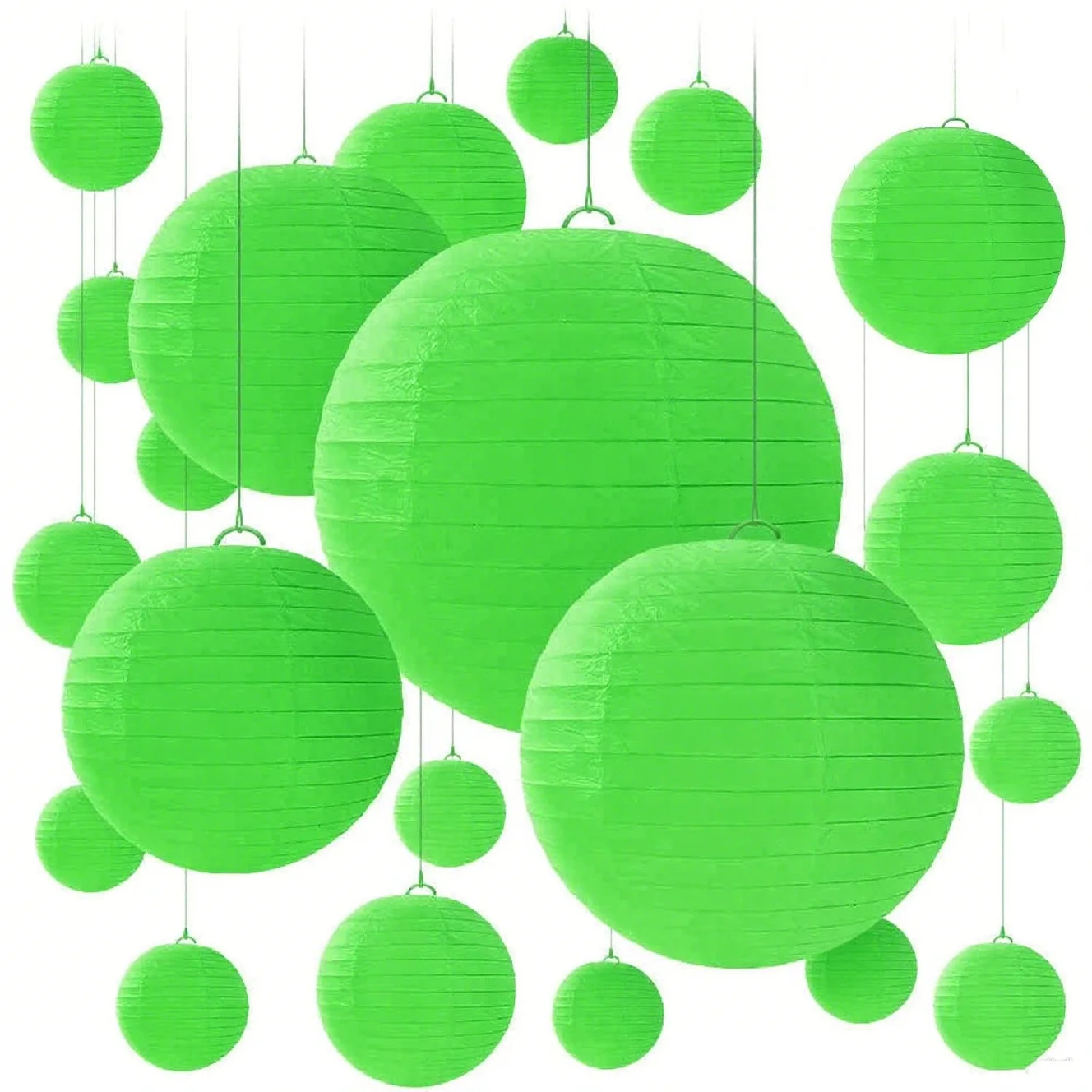 15/20 PCS Green Paper Lanterns 6" 8" 10" 12” Multi-Size Party Decor for Baby Shower Thanksgiving Graduation Wedding Decorations
15/20 PCS Green Paper Lanterns 6" 8" 10" 12” Multi-Size Party Decor for Baby Shower Thanksgiving Graduation Wedding Decorations