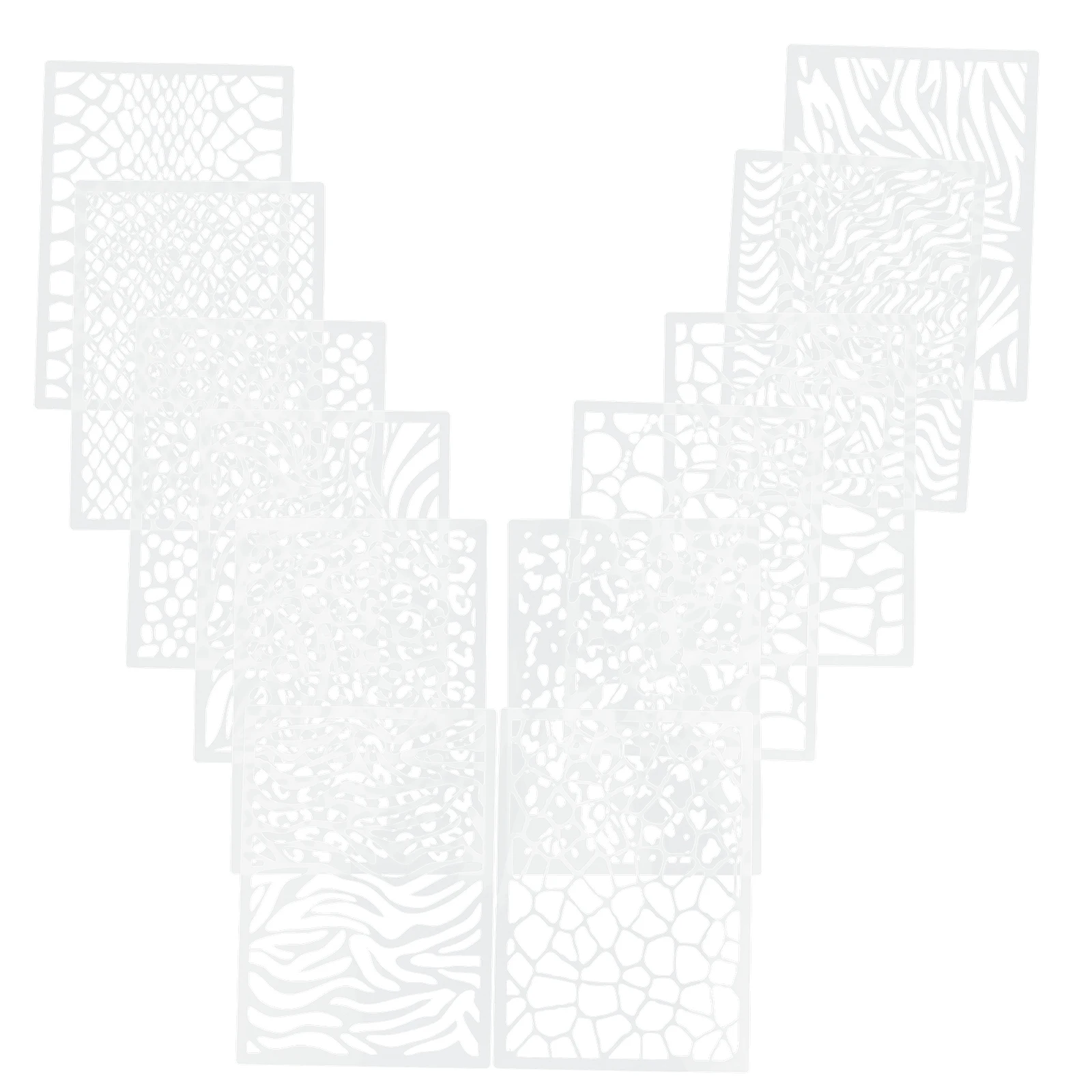 12 Pcs Hollow Stencils Wall Printing Mold for Painting Biscuit Decoration Pattern The Pet Crafts
12 Pcs Hollow Stencils Wall Printing Mold for Painting Biscuit Decoration Pattern The Pet Crafts