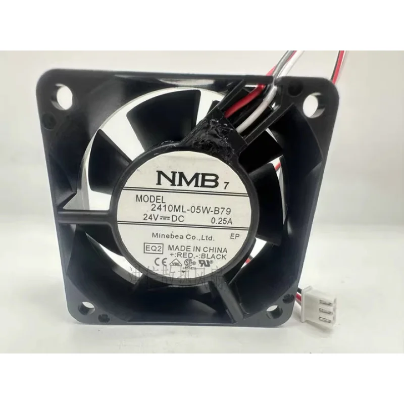 HJY 1 piece NMB 2410ML-05W-B79 DC24V 0.25A 3-wire cooling fan 60*60*25MM
HJY 1 piece NMB 2410ML-05W-B79 DC24V 0.25A 3-wire cooling fan 60*60*25MM
