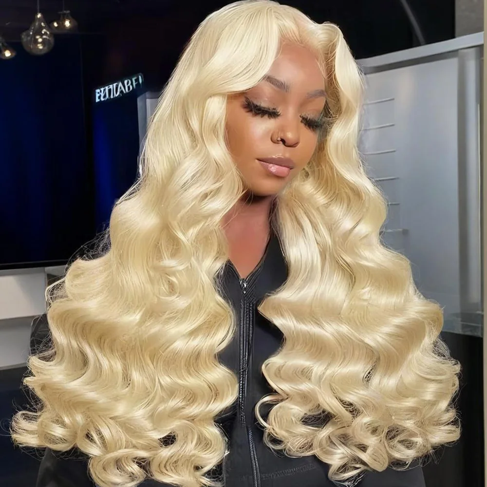 36 46 Inch 200% Density 613 Honey Blonde Body Wave Human Hair Wig For Women 13x4 13x6 HD Transparent Lace Frontal Colored Wigs Pre Plucked
36 46 Inch 200% Density 613 Honey Blonde Body Wave Human Hair Wig For Women 13x4 13x6 HD Transparent Lace Frontal Colored Wigs Pre Plucked