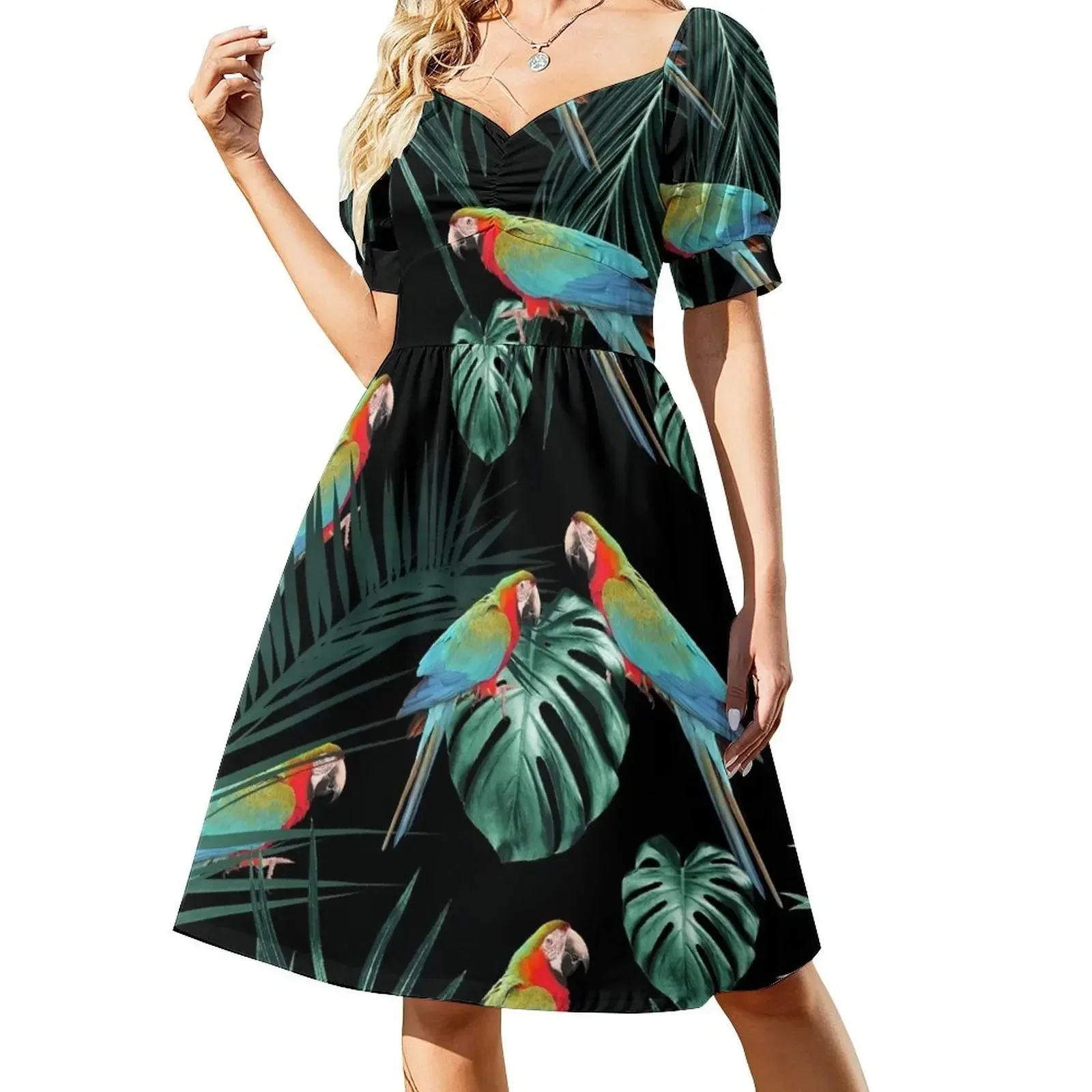 Parrots in the Tropical Jungle Night #2 #tropical #decor #art Short-Sleeved Dress Dresses for wedding party dress
Parrots in the Tropical Jungle Night #2 #tropical #decor #art Short-Sleeved Dress Dresses for wedding party dress