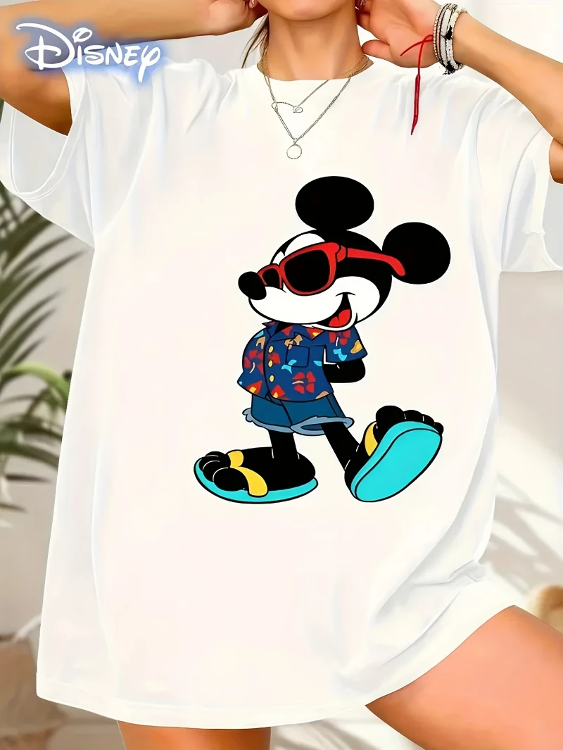Disney Mickey Mouse Graphic T-Shirt Women Men Fashion Casual Summer Crew Neck Short Sleeve Sports Loose Top
Disney Mickey Mouse Graphic T-Shirt Women Men Fashion Casual Summer Crew Neck Short Sleeve Sports Loose Top