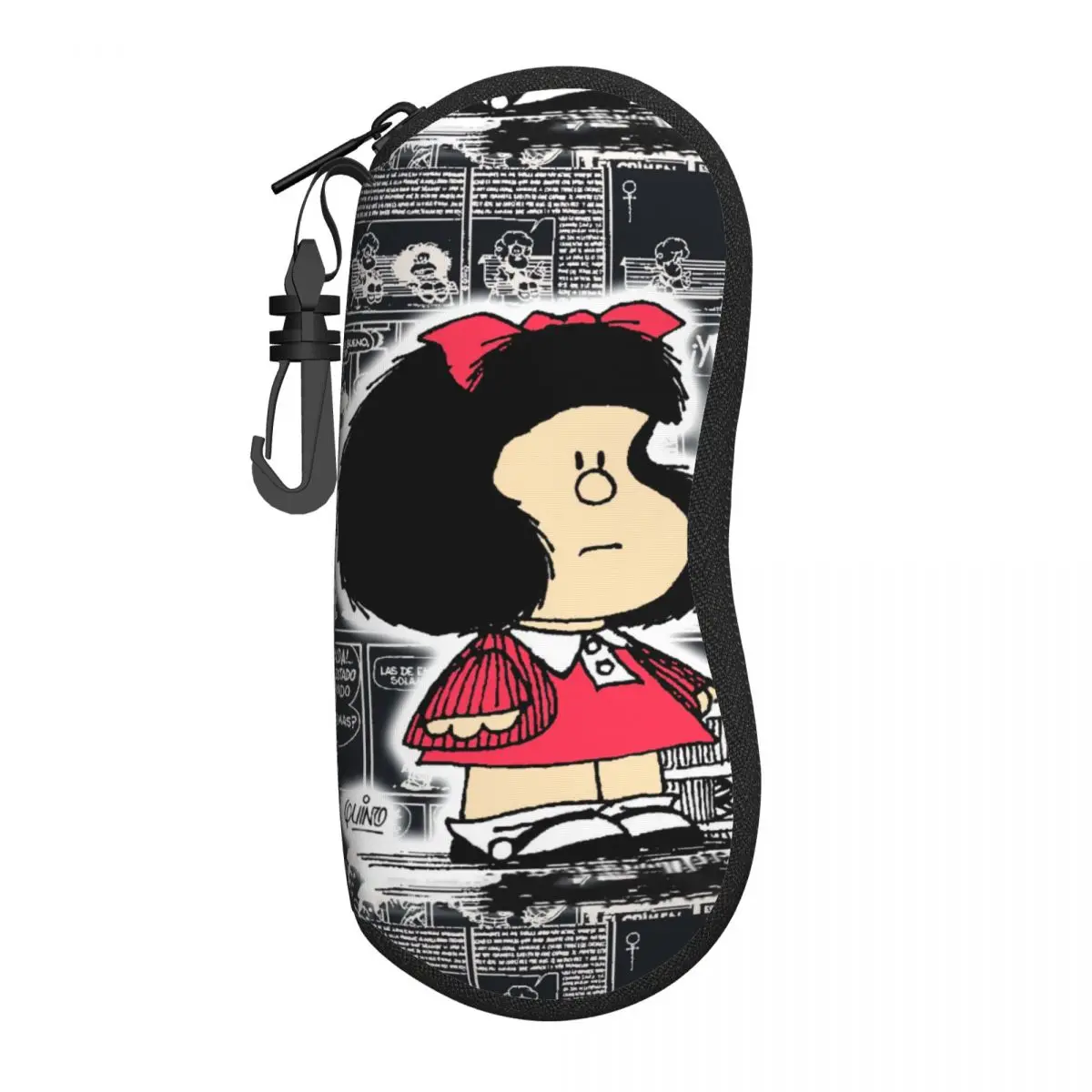 Custom Vintage Quino Comic Mafaldas Shell Glasses Case Unisex Fashion Cartoon Mang Eyeglasses Case Sunglasses Protector Box
Custom Vintage Quino Comic Mafaldas Shell Glasses Case Unisex Fashion Cartoon Mang Eyeglasses Case Sunglasses Protector Box