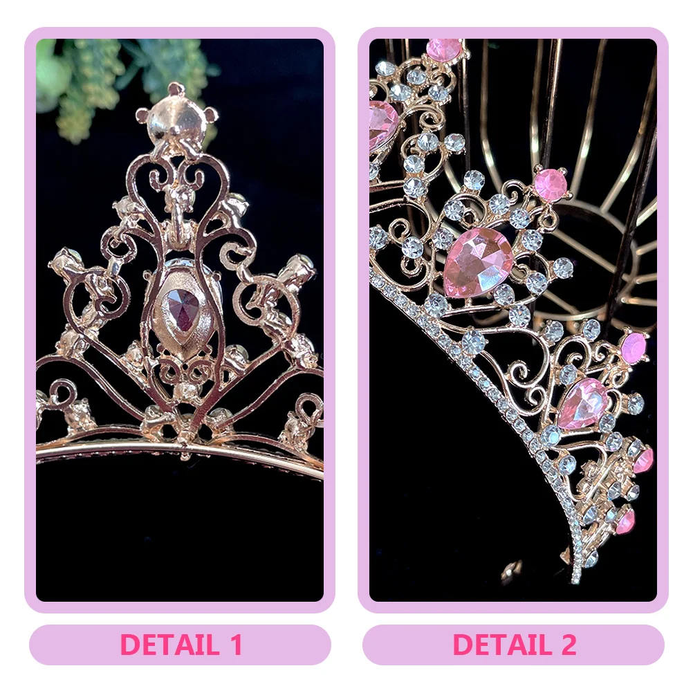 Crystal Crown Hair Rhinestone Crowns Accessories Girls Crowns Brides Prom Wedding Party Elegant Look Practical Aesthetic
Crystal Crown Hair Rhinestone Crowns Accessories Girls Crowns Brides Prom Wedding Party Elegant Look Practical Aesthetic