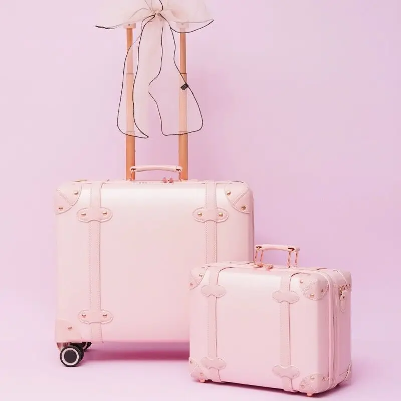 New Fashion PU Leather Travel Bag Rolling Luggage sets,14"16"18"inch Women Retro Trolley Suitcase Universal Wheels boarding box
New Fashion PU Leather Travel Bag Rolling Luggage sets,14"16"18"inch Women Retro Trolley Suitcase Universal Wheels boarding box