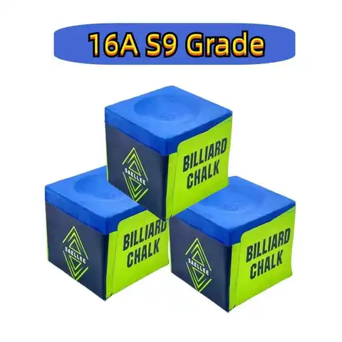 3pcs 16A(S9 Grade ) Billiards Chalks Pool Cue Tip Tako Chalk Snooker Billiard Cue Stick No-slip