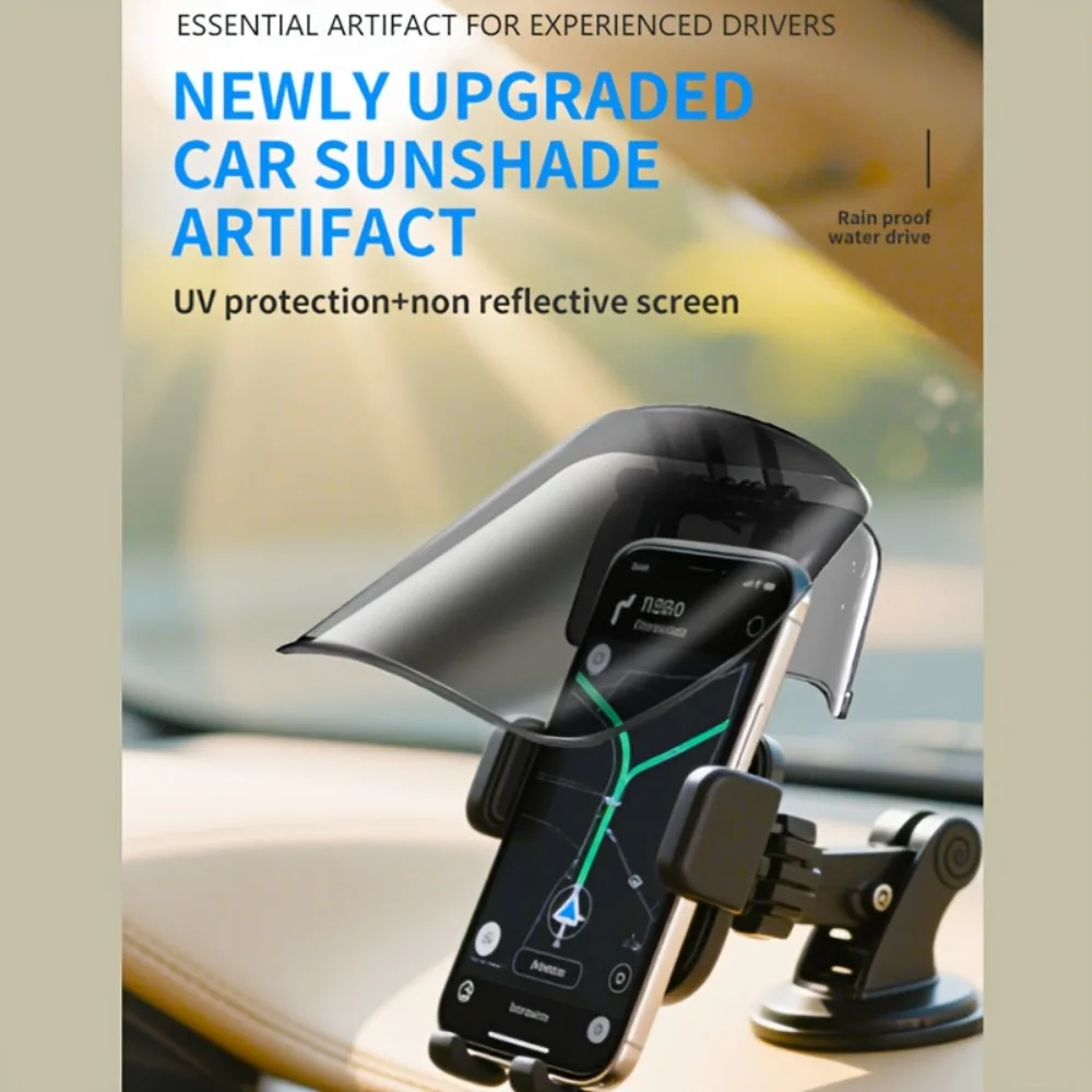 Car Phone Sun Shade Visor Anti Glare UV Protection Adjustable Clip on Phone Sun Shield Cover Car Driving GPS Screen Protector
Car Phone Sun Shade Visor Anti Glare UV Protection Adjustable Clip on Phone Sun Shield Cover Car Driving GPS Screen Protector