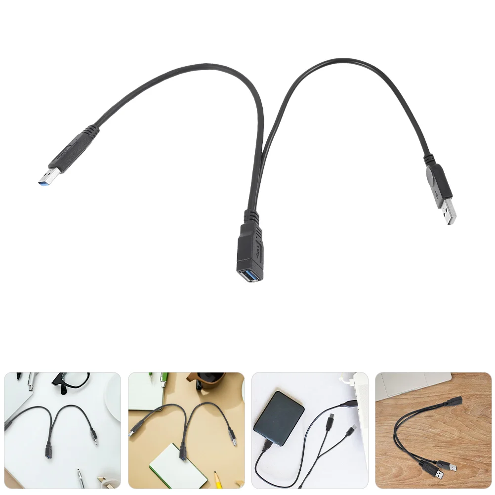 2Pcs Mobile Hard Drive Data Cable USB3.0 Female to Male High Speed Transfer Connector Black Wire Car Use Enhanced Power
2Pcs Mobile Hard Drive Data Cable USB3.0 Female to Male High Speed Transfer Connector Black Wire Car Use Enhanced Power