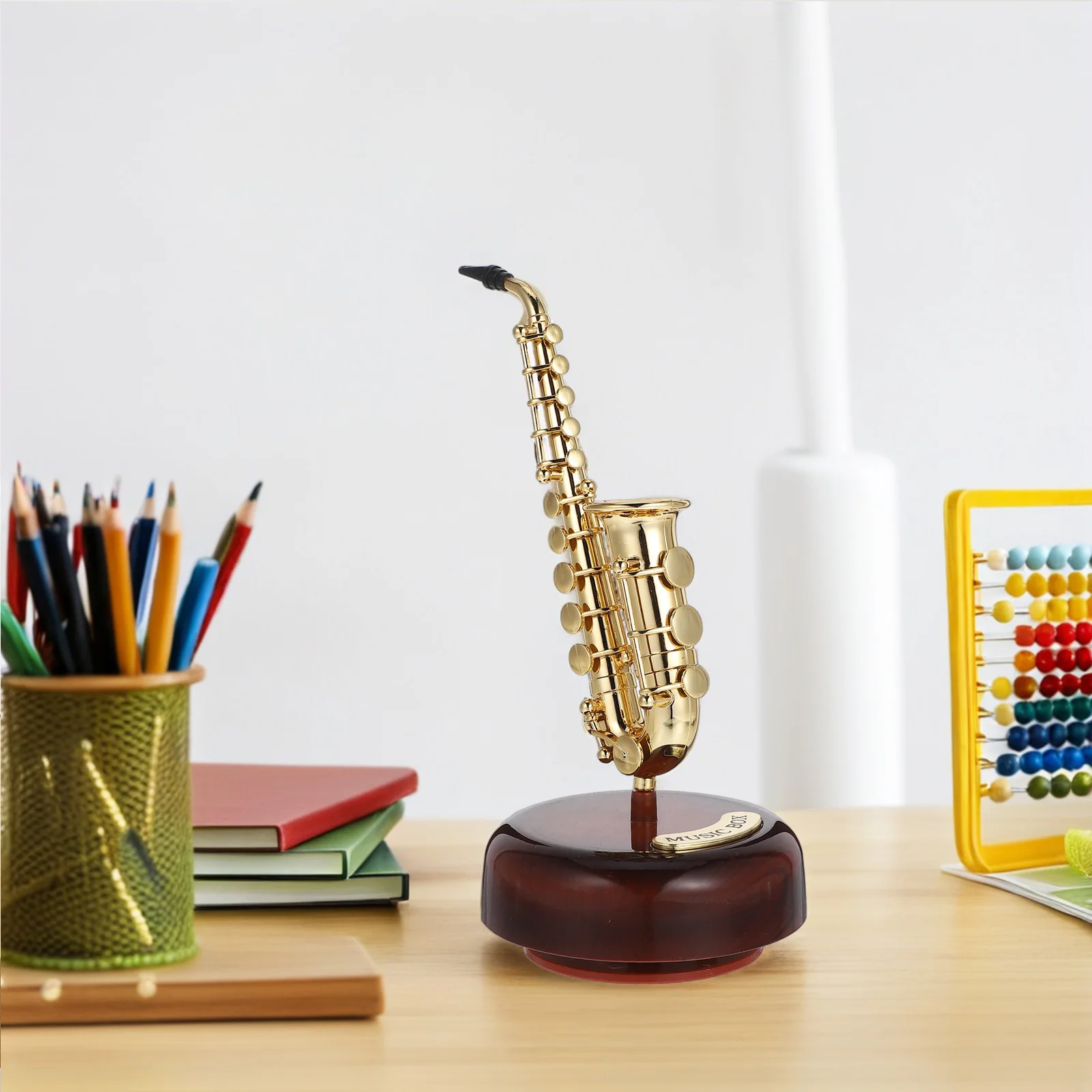 Wear Resistant Plastic Musical Instrument Shaped Music Box Exquisite Decor for Home and Office Use Instrument Decoration
Wear Resistant Plastic Musical Instrument Shaped Music Box Exquisite Decor for Home and Office Use Instrument Decoration
