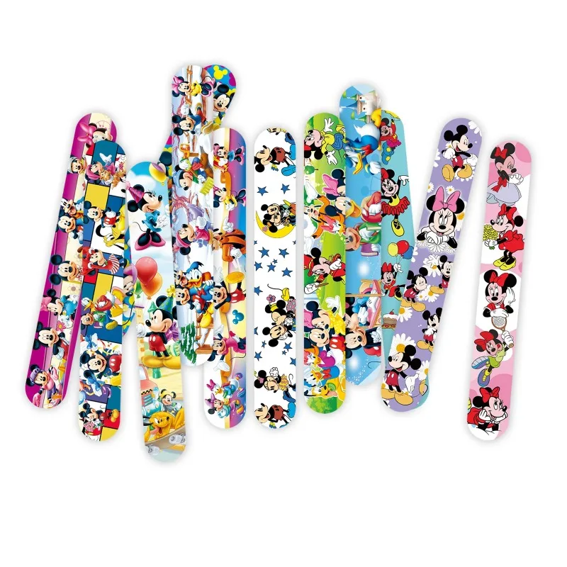 Mickey Mouse Series Snap Bracelets Minnie Slap Wristbands Birthday Christmas Party Favors Kids Party Supplies Gifts
Mickey Mouse Series Snap Bracelets Minnie Slap Wristbands Birthday Christmas Party Favors Kids Party Supplies Gifts