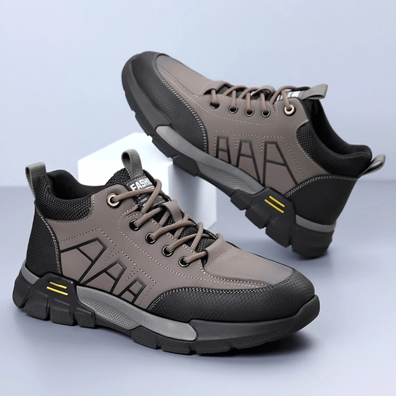 Thick-soled Men's Work Shoes Trendy Outdoor Non-slip Lightweight Hiking Shoes Sports Shoes Men's High-quality Loose Casual Shoes
Thick-soled Men's Work Shoes Trendy Outdoor Non-slip Lightweight Hiking Shoes Sports Shoes Men's High-quality Loose Casual Shoes