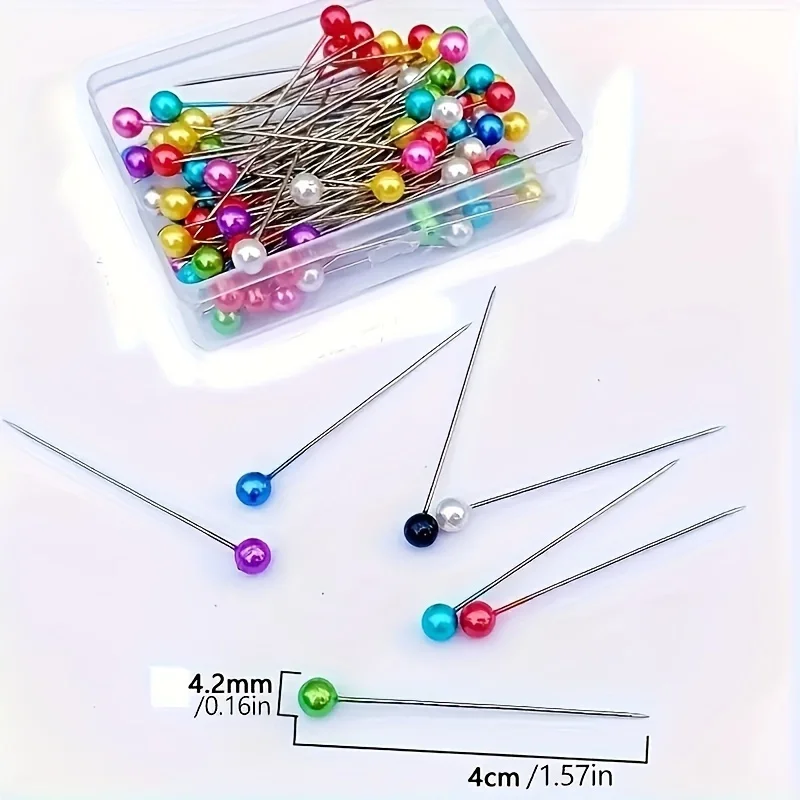 100 Pcs Multicolor Pearlescent Straight Pins for Sewing, DIY Crafts, Positioning & Fixing Needle, Fashion Design Accessories
100 Pcs Multicolor Pearlescent Straight Pins for Sewing, DIY Crafts, Positioning & Fixing Needle, Fashion Design Accessories