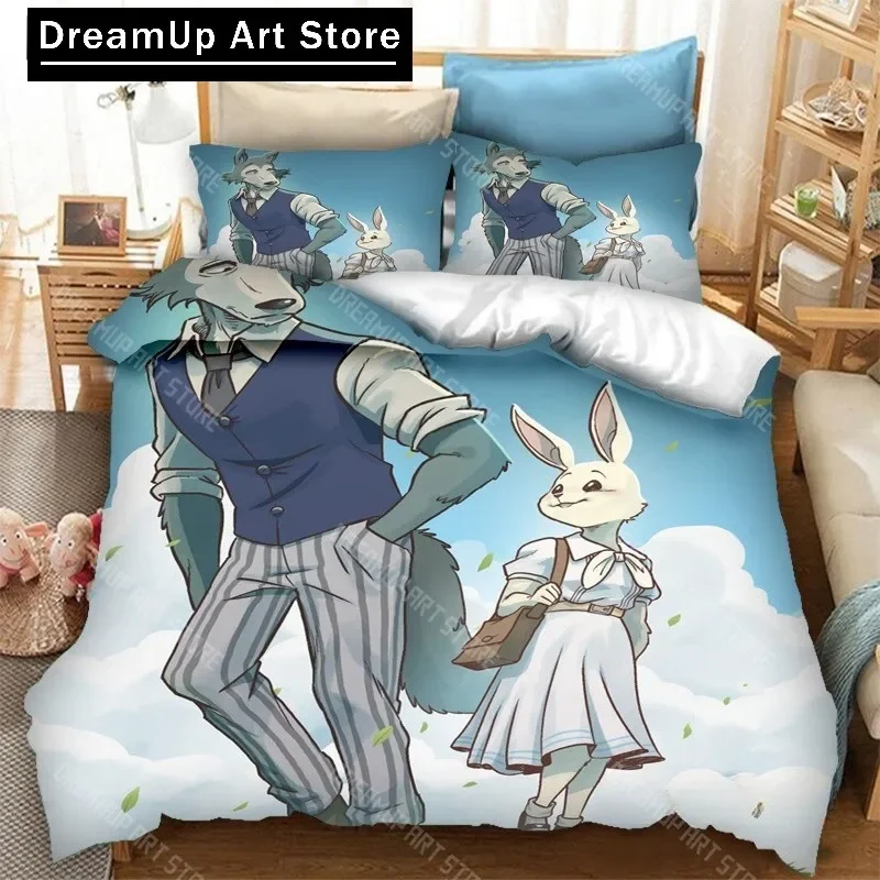 Аниме BEASTARS 3D принт комплект постельного белья пододеяльники наволочки 23-секционное одеяло комплекты постельного белья постельное белье домашний текстиль
Аниме BEASTARS 3D принт комплект постельного белья пододеяльники наволочки 23-секционное одеяло комплекты постельного белья постельное белье домашний текстиль