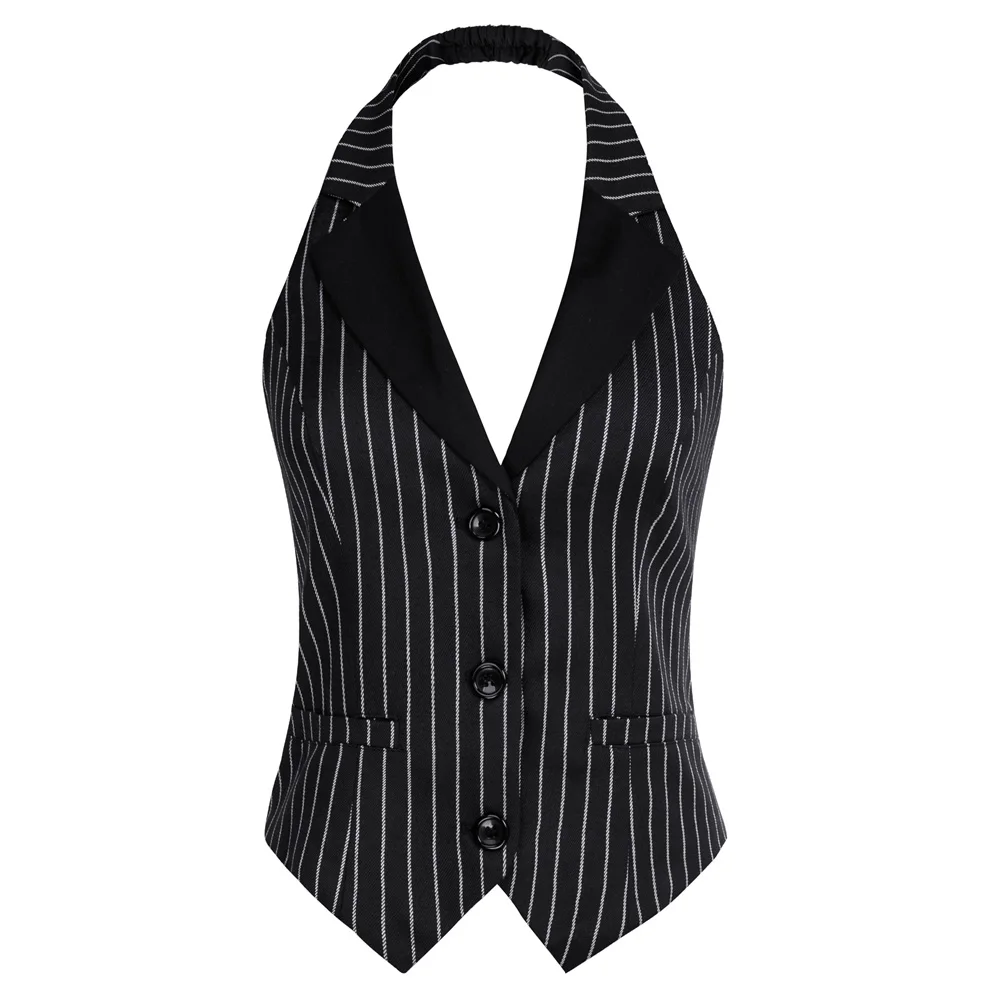 Belle Poque Women Vintage Waistcoat Contrast Color Vest Notch Lapel Single Breasted Halterneck Vest Button Down Dressy Vests A30
Belle Poque Women Vintage Waistcoat Contrast Color Vest Notch Lapel Single Breasted Halterneck Vest Button Down Dressy Vests A30