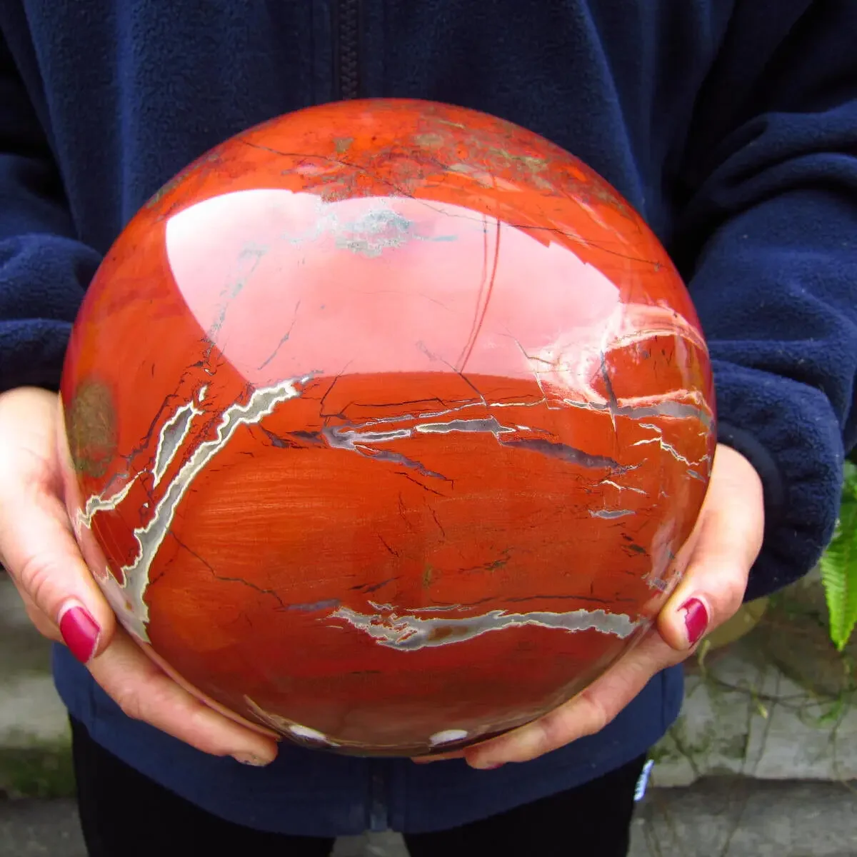 Natural Red Jasper Crystal Ball Reiki Healing Energy Stone Chakra Crystal Sphere Quartz Home Decor
Natural Red Jasper Crystal Ball Reiki Healing Energy Stone Chakra Crystal Sphere Quartz Home Decor