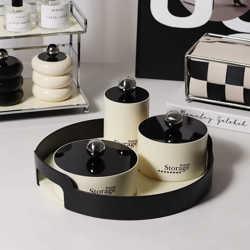 Cutelife Nordic Black ABS Acrylic Jars Table Display Cosmetics Ring Jewelry Storage Box Home Decoration Jars Containers With Lid
Cutelife Nordic Black ABS Acrylic Jars Table Display Cosmetics Ring Jewelry Storage Box Home Decoration Jars Containers With Lid