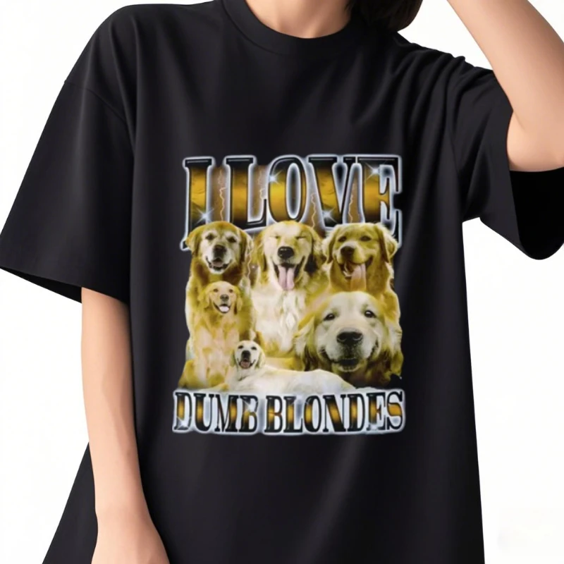 Футболка I Love Dumb Blondes Funny Dog Meme для мужчин, готические винтажные модные футболки унисекс, хлопковая футболка большого размера Y2k, уличная одежда
Футболка I Love Dumb Blondes Funny Dog Meme для мужчин, готические винтажные модные футболки унисекс, хлопковая футболка большого размера Y2k, уличная одежда