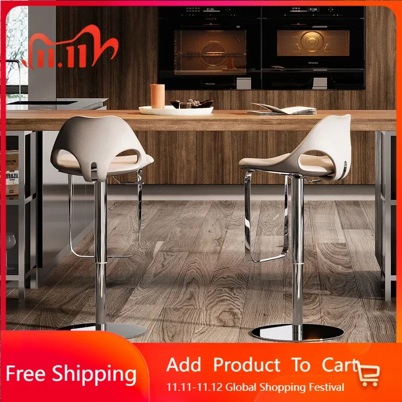 Funky Nordic Bar Chairs Reception Adjustable Luxury Counter Backrest High Chairs Industrial Modern Chaise De Bar Hotel Furniture
Funky Nordic Bar Chairs Reception Adjustable Luxury Counter Backrest High Chairs Industrial Modern Chaise De Bar Hotel Furniture
