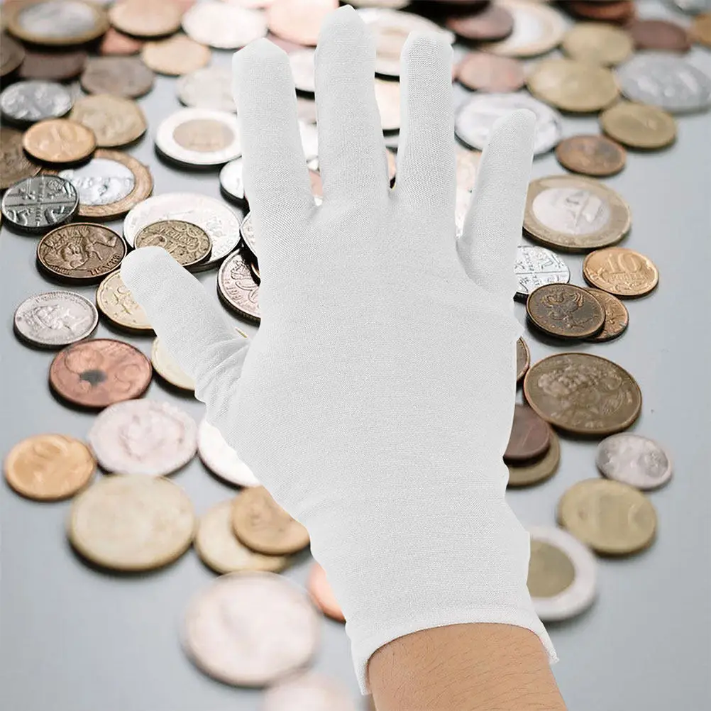 12Pairs Cotton Work Gloves Men Jewelry Inspection Gloves Coin Handling Thin Breathable Soft Comfortable Protective
12Pairs Cotton Work Gloves Men Jewelry Inspection Gloves Coin Handling Thin Breathable Soft Comfortable Protective