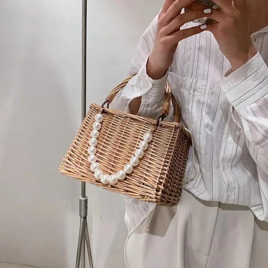 2026 Women's Handmade Flower Basket Vine Woven Versatile Wedding Gift Handbag Woven Mesh Red Korean Crossbody Bags
2026 Women's Handmade Flower Basket Vine Woven Versatile Wedding Gift Handbag Woven Mesh Red Korean Crossbody Bags