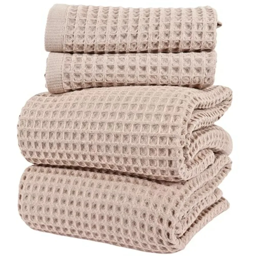 Bathroom use, 100 Turkish cotton waffle towels, beige, soft absorbent quick-dry lightweight honeycomb weave
Bathroom use, 100 Turkish cotton waffle towels, beige, soft absorbent quick-dry lightweight honeycomb weave