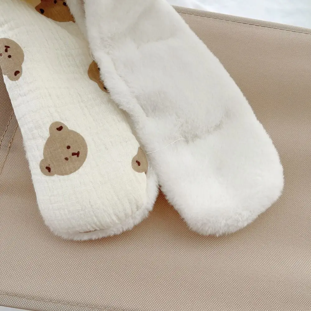 Solid Color Bear Plush Cross Scarf Korean Style Fashion Design Children Fleece Muffler Scarves Warm Cartoon Neckerchief Girls
Solid Color Bear Plush Cross Scarf Korean Style Fashion Design Children Fleece Muffler Scarves Warm Cartoon Neckerchief Girls