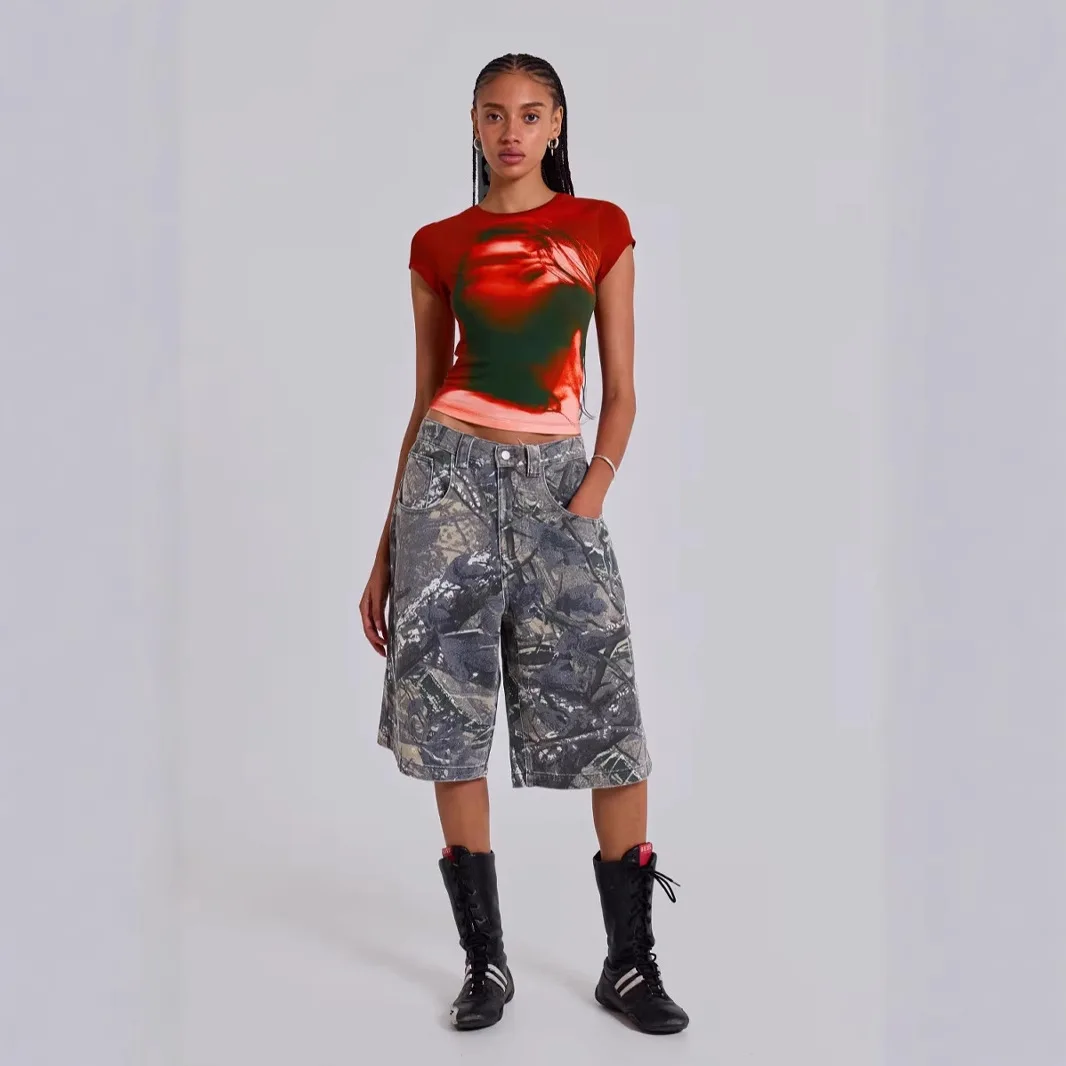 Camouflage Print Baggy Jeans Women Clothing Street Hip Hop Harajuku Vintage High Waited Jeans Woman Casual Wide-leg Y2k Pants
Camouflage Print Baggy Jeans Women Clothing Street Hip Hop Harajuku Vintage High Waited Jeans Woman Casual Wide-leg Y2k Pants