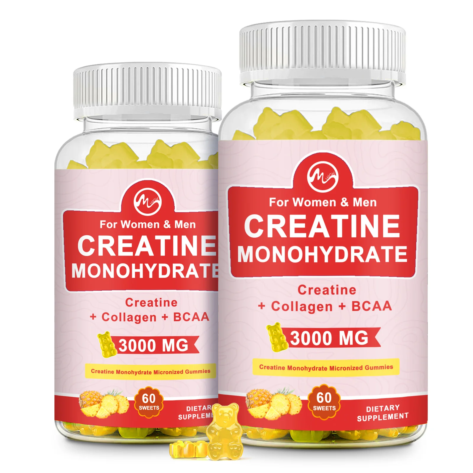 Minch 3000mg Creatine Gummies Creatine Bear Sweets Gain Excavate Strength Build Muscle Recovery Enhance Performance For Adults
Minch 3000mg Creatine Gummies Creatine Bear Sweets Gain Excavate Strength Build Muscle Recovery Enhance Performance For Adults